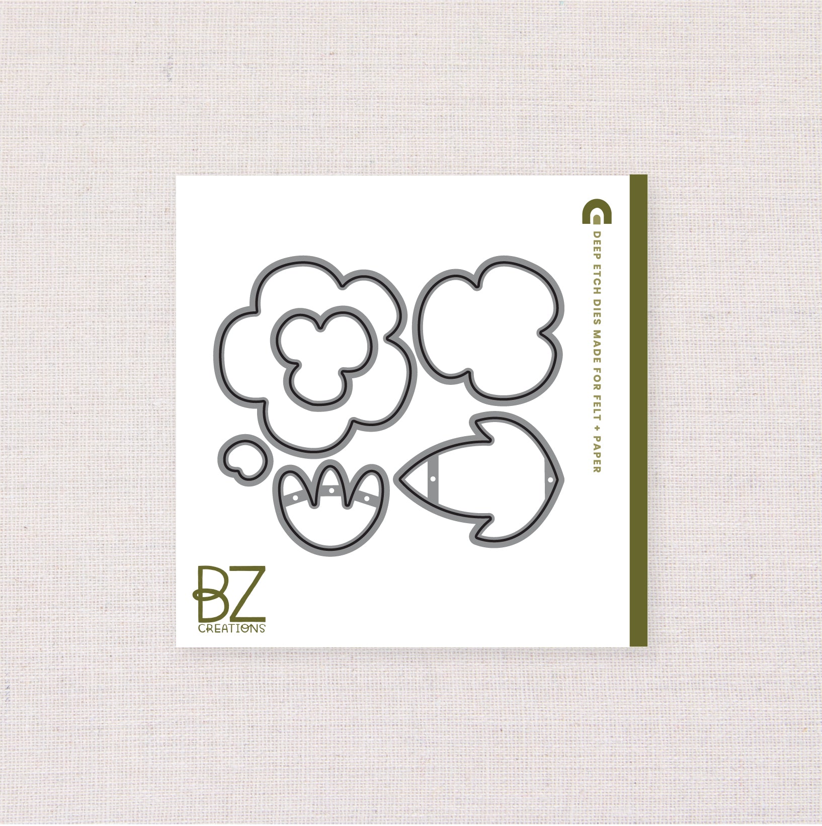 BZ Ring of Roses, Deep Etch Die