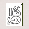 Nuvolina Stitchable Elf, Deep Etch Die
