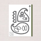Nuvolina Stitchable Elf, Deep Etch Die