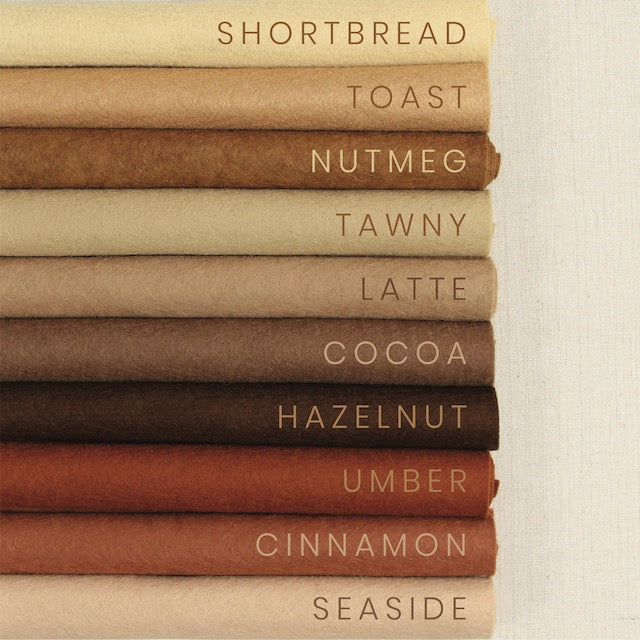 Cocoa Pure Wool Felt