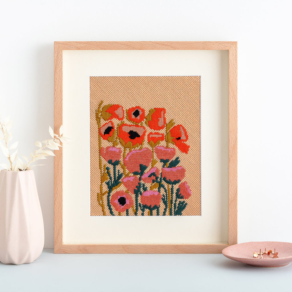 Poppy Blobs, Needlepoint KIt