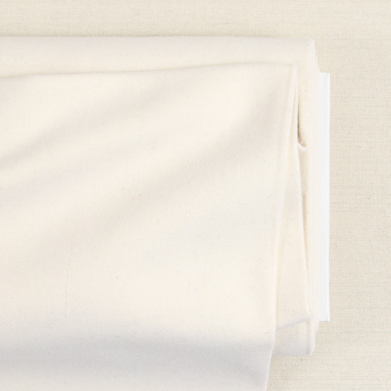 Vintage White, Felted Wool by the Yard