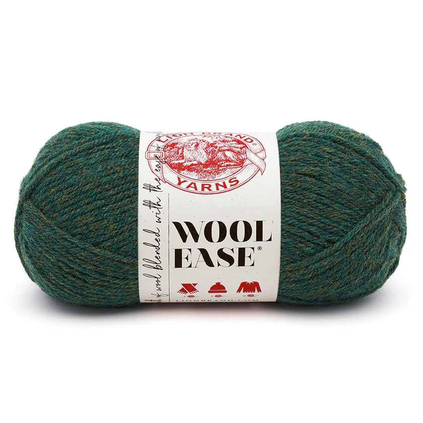 Wool Ease Yarn, Forest Green Heather