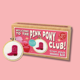 Pink Pony Club, Matchbox Cross Stitch Kit