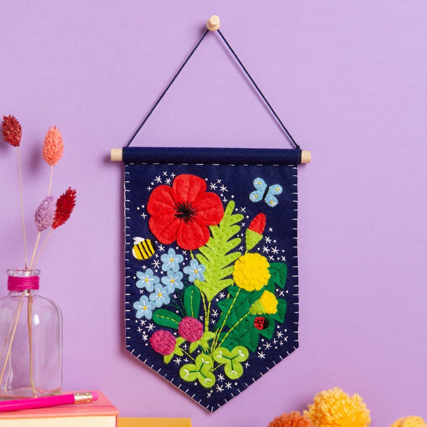 Wild Flower Pennant Kit
