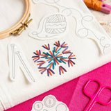 Yarn Stash, Stick + Stitch Embroidery