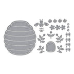 Floral Beehive by Nichol Spohr, Spellbinders Die