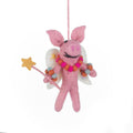 Penelope Porker Fairy Felt Ornament