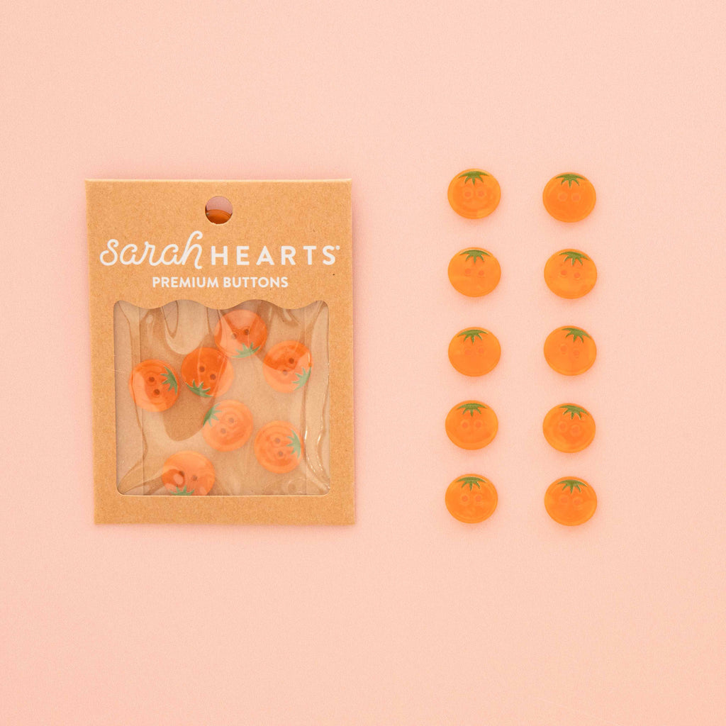 Orange Heirloom Tomato Buttons
