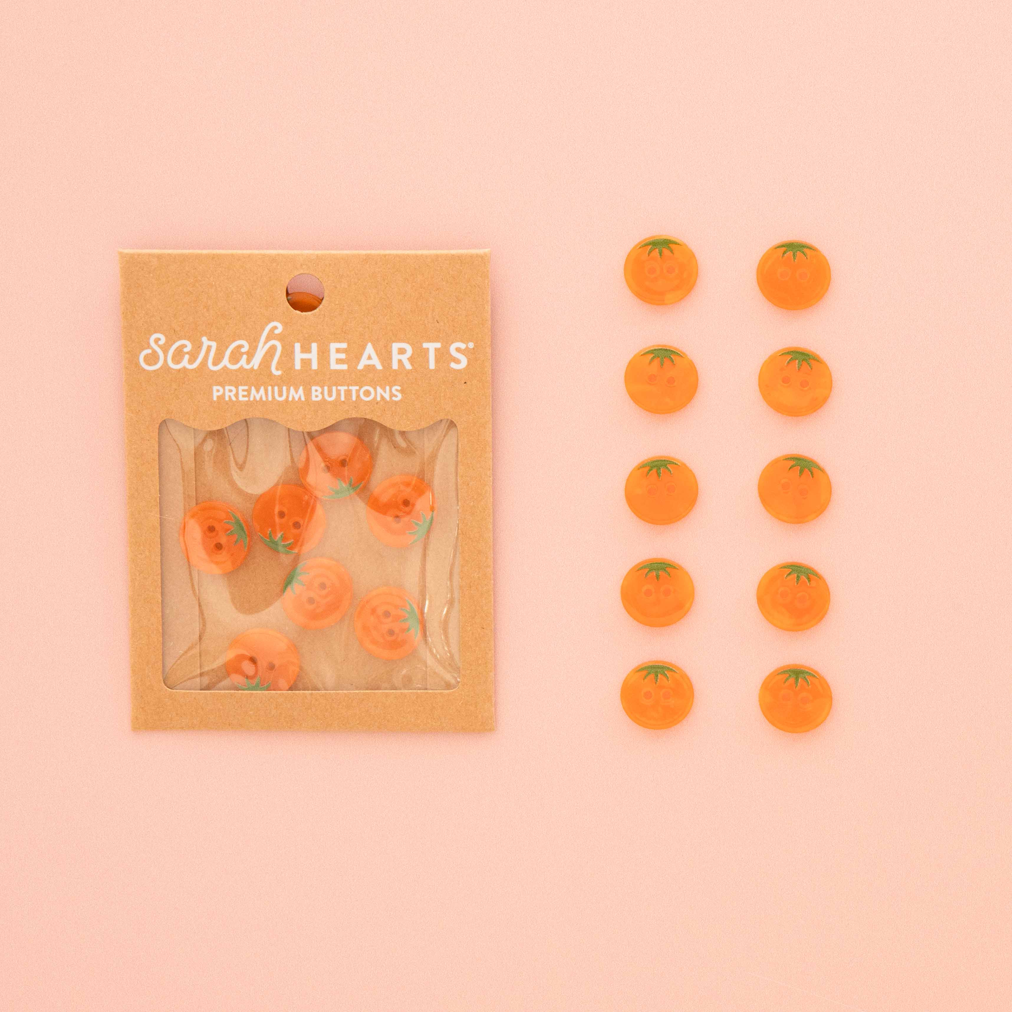 Orange Heirloom Tomato Buttons