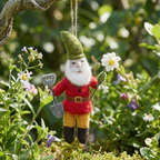 Gilbert the Garden Gnome Felt Ornament