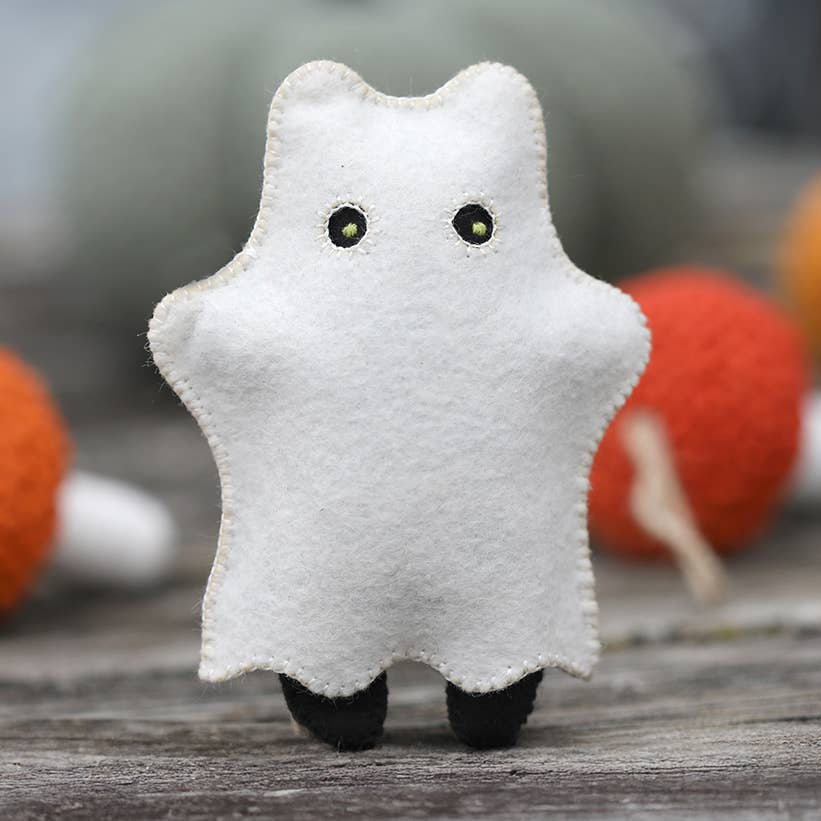 Ghost Cat Felt Doll Kit