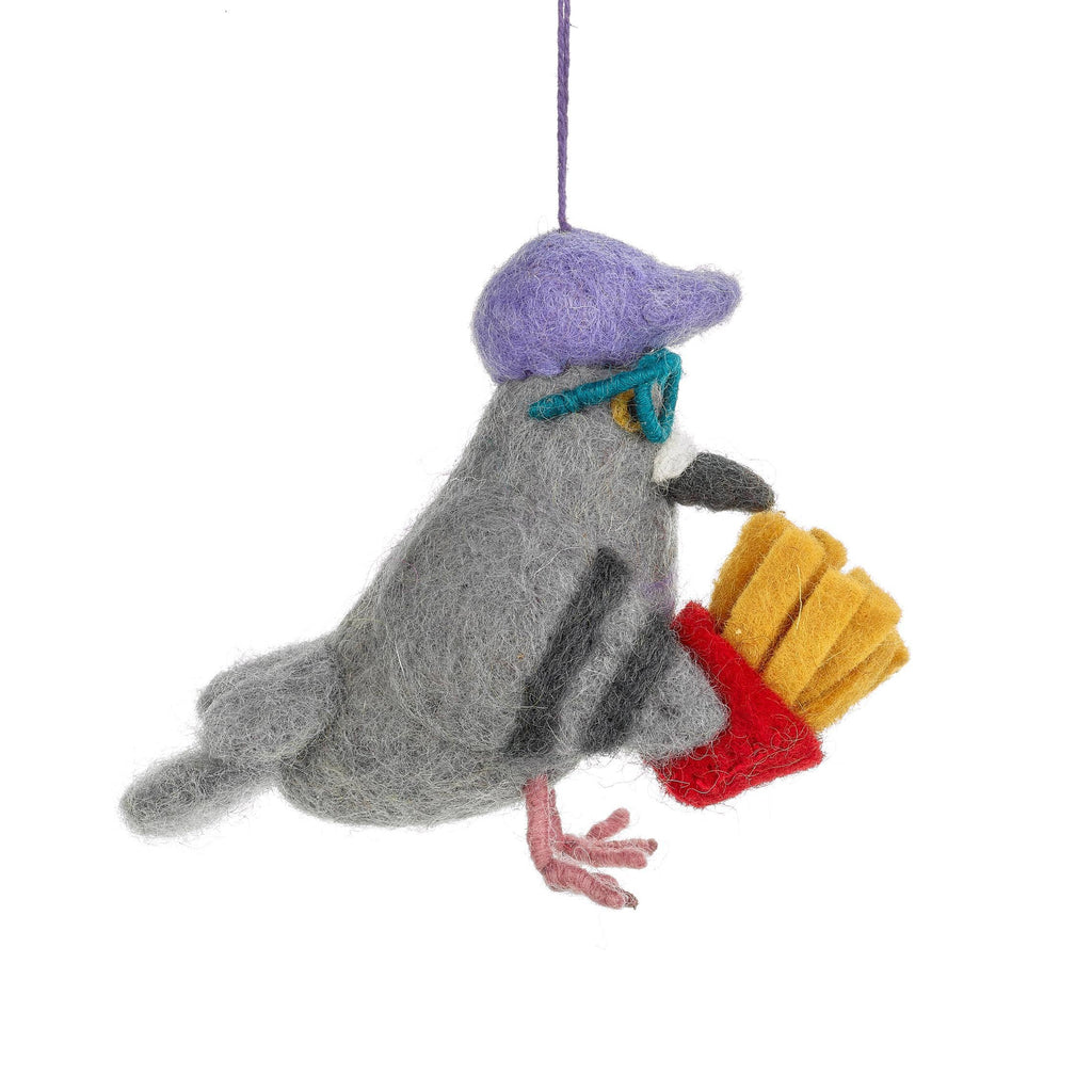 McPigeon Felt Ornament
