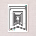 Banner: Bunting, Deep Etch Die