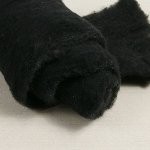 Wool Batting, Black
