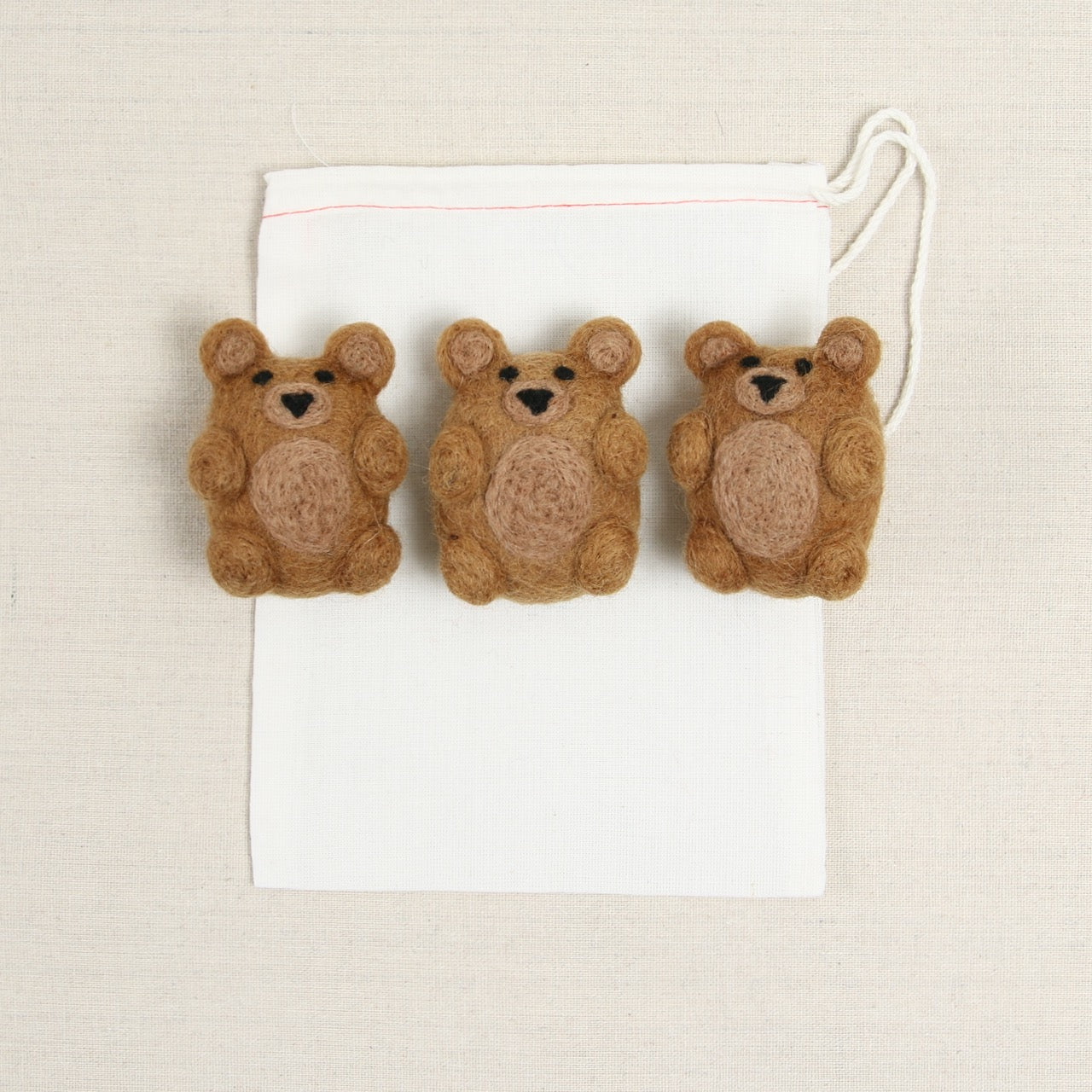 Felt Bear, Brown