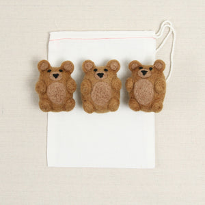 Felt Bear, Brown