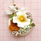 Mini Autumn Succulent Felt Flower Kit