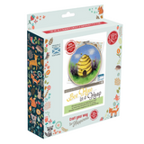 Bee Hive in Hoop, Needle Felting Kit