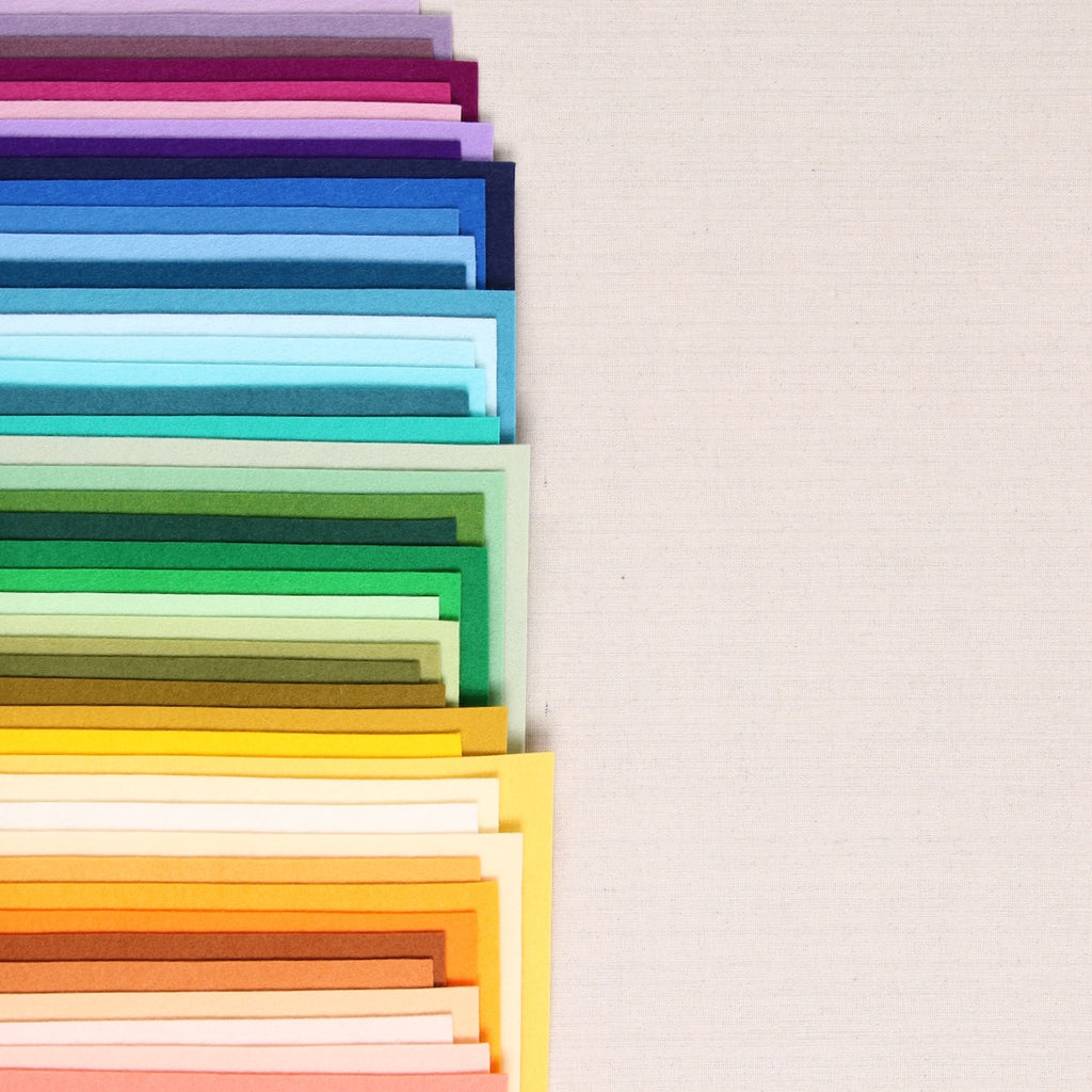 Bellwether 100% Pure Wool Felt Swatch Chart