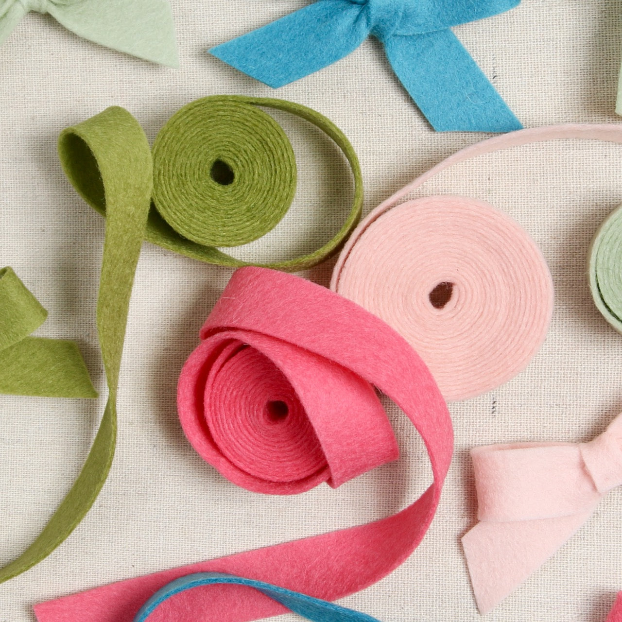 Wool Felt Ribbon, 3/4