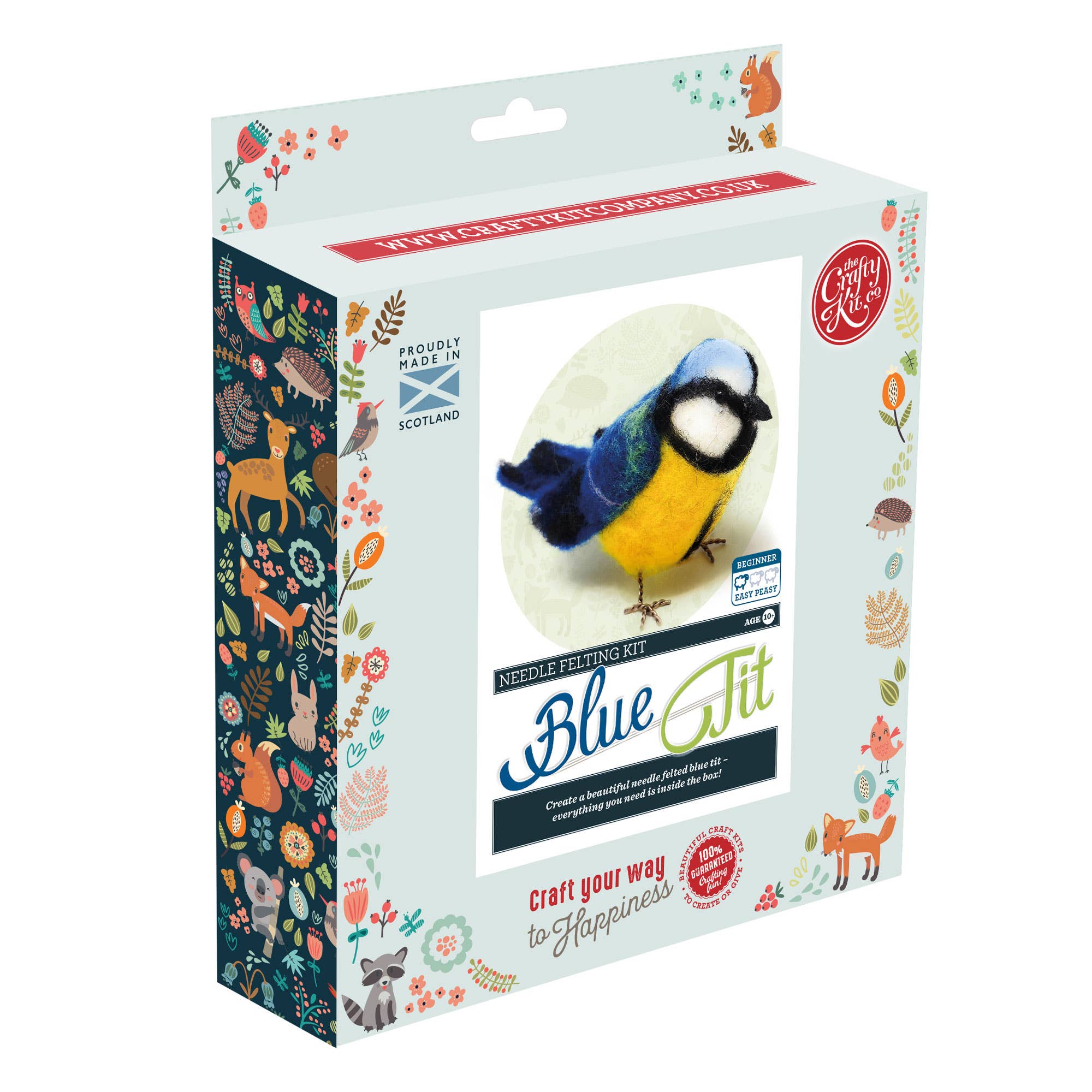 British Birds Blue Tit, Needle Felting Kit
