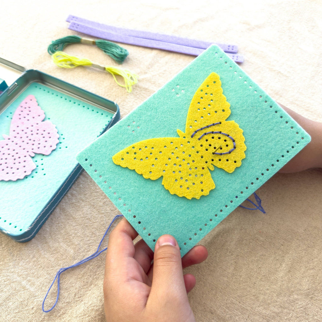 Stitch Your Own Butterfly Felt Bag