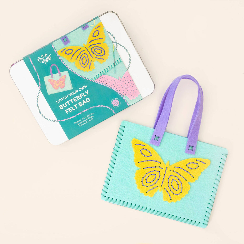 Stitch Your Own Butterfly Felt Bag