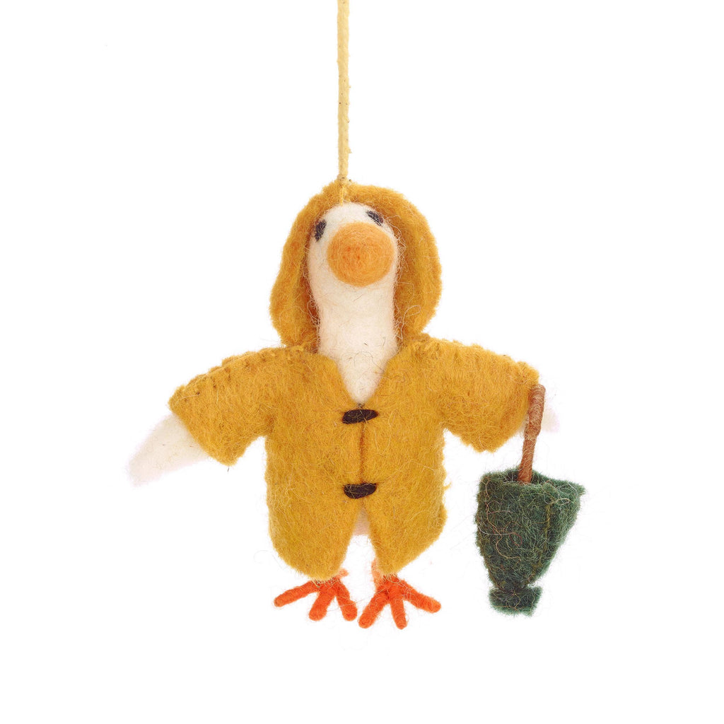 Puddles the Goose Felt Ornament