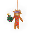 Curtis Christmas Cow Felt Ornament