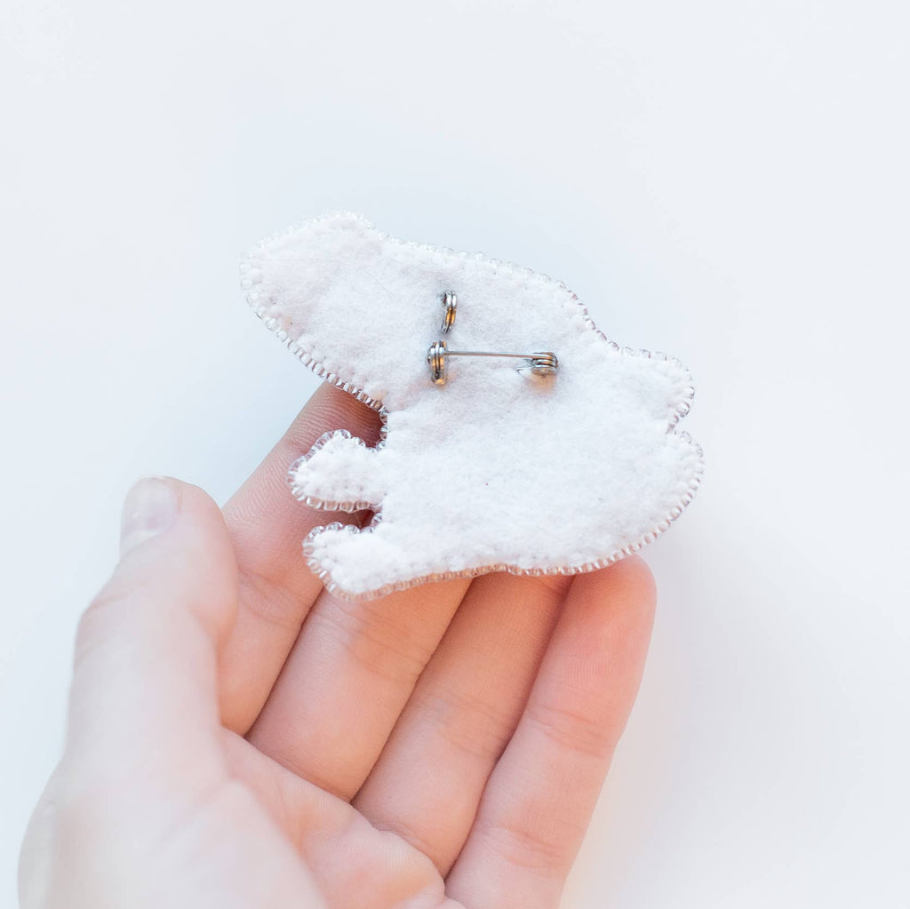 Bead Embroidery Kit: DIY Seed Bead Frog Brooch