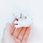 Bead Embroidery Kit: DIY Seed Bead Frog Brooch