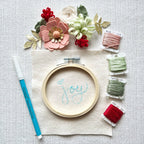 Mini Holly Jolly Holiday Felt Flower Kit
