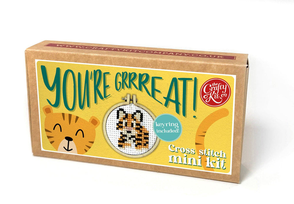 You're Grrreat! Mini Matchbox Cross Stitch Kit
