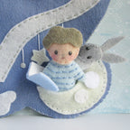 Little Milo’s Dreamland Quiet Book felt pattern