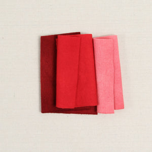 Felted Wool Cherry Twist, Solids