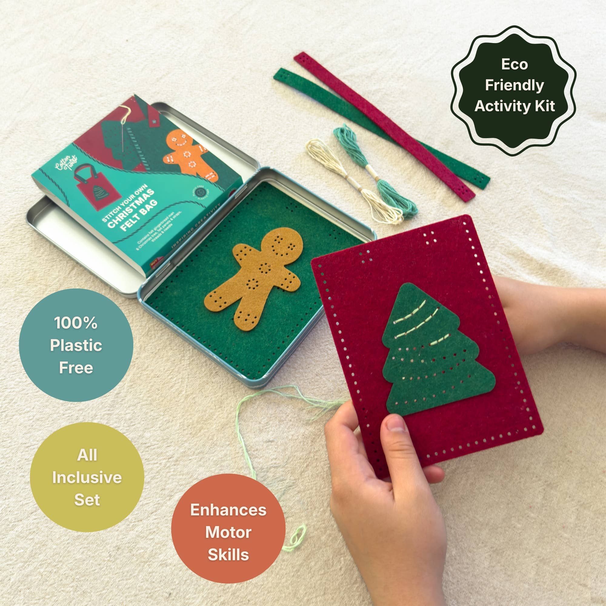 Stitch Your Own Christmas Felt Bag