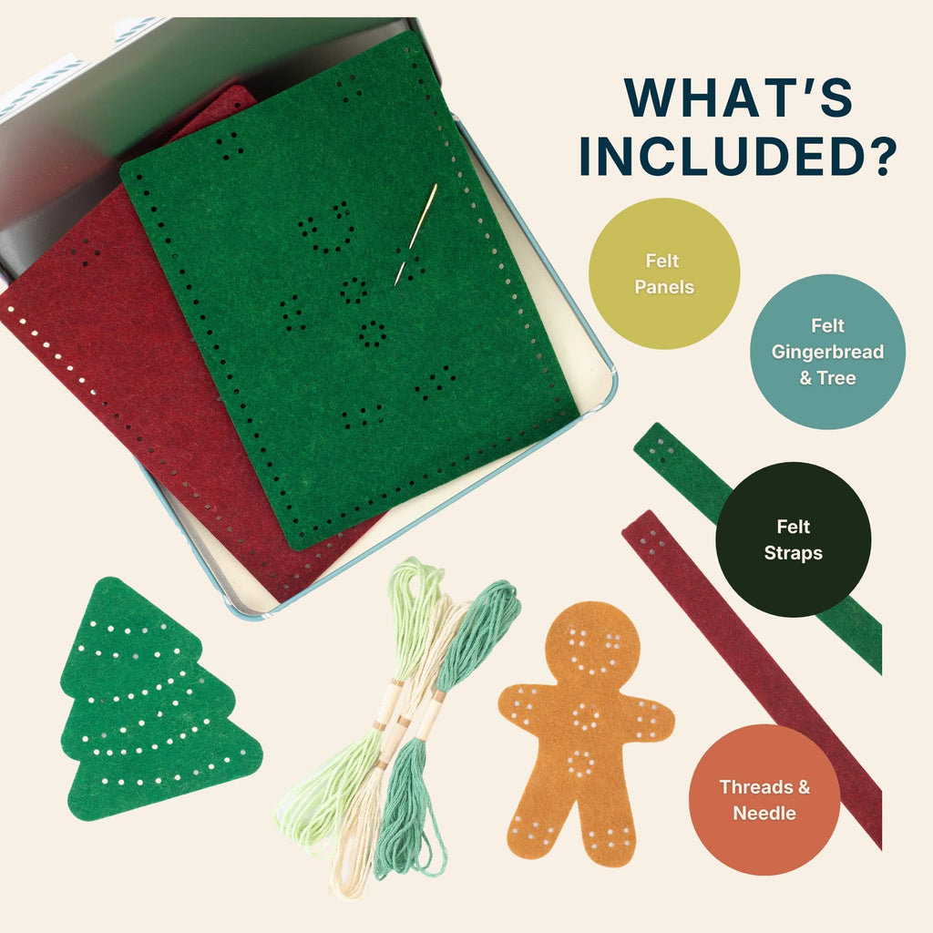 Stitch Your Own Christmas Felt Bag