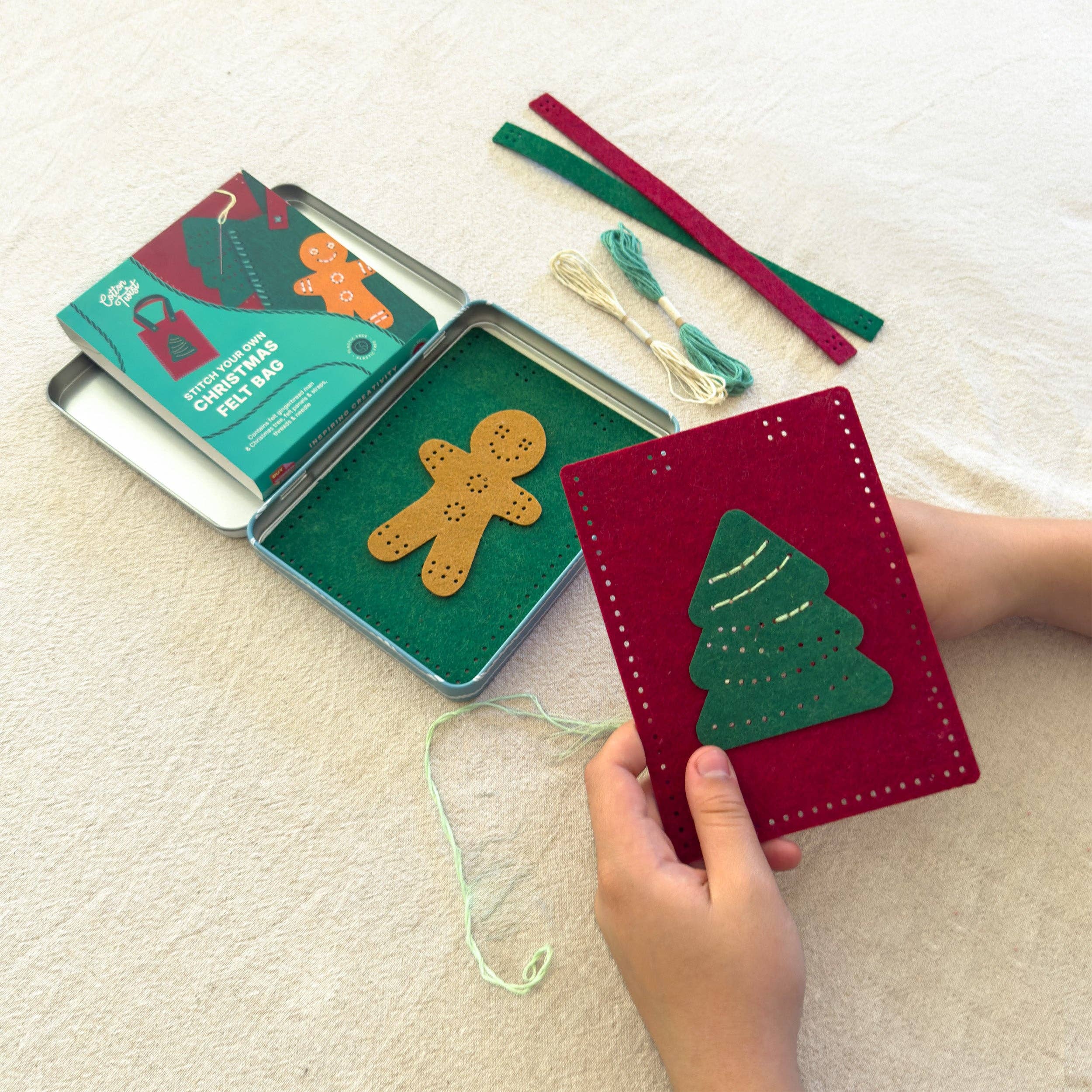 Stitch Your Own Christmas Felt Bag