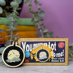 You moon a lot to me! Mini Matchbox Cross Stitch Kit