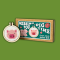 Missing You Pig Time, Mini Matchbox Cross Stitch Kit