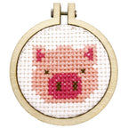 Missing You Pig Time, Mini Matchbox Cross Stitch Kit