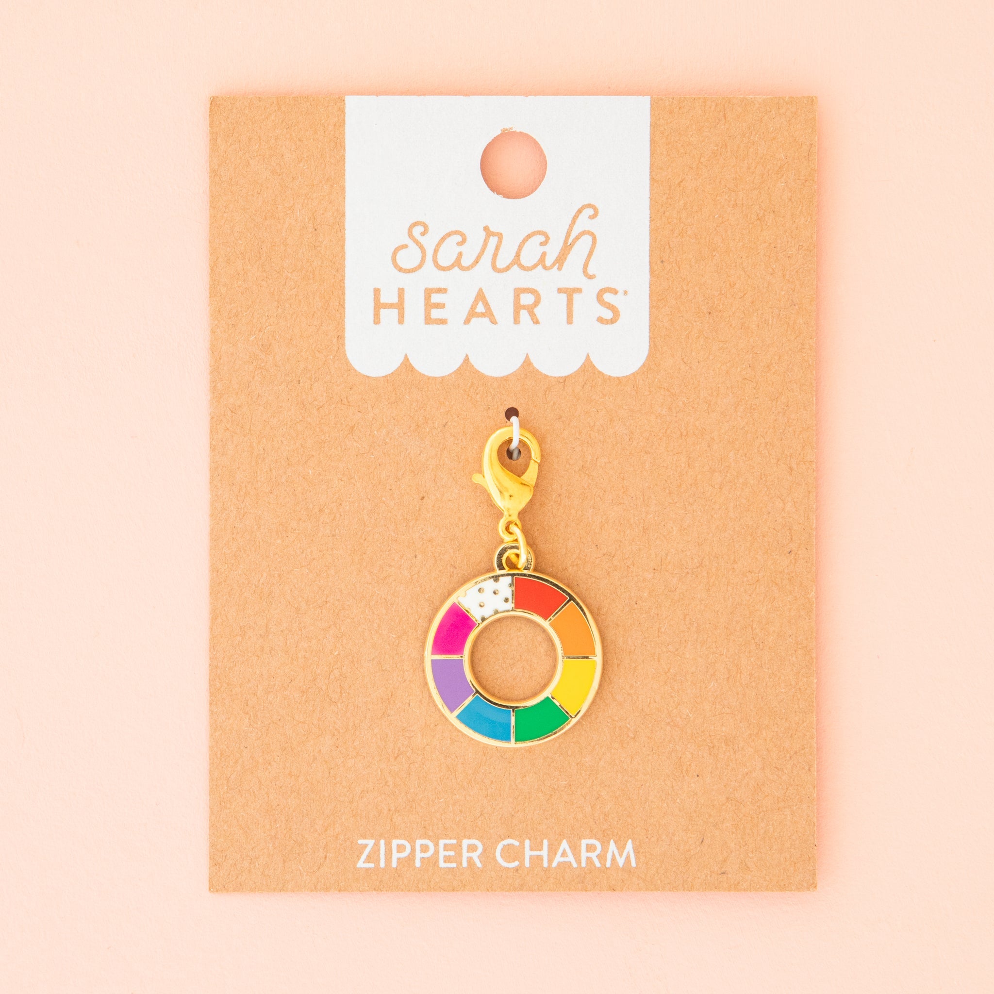 Color Wheel, Zipper Charm