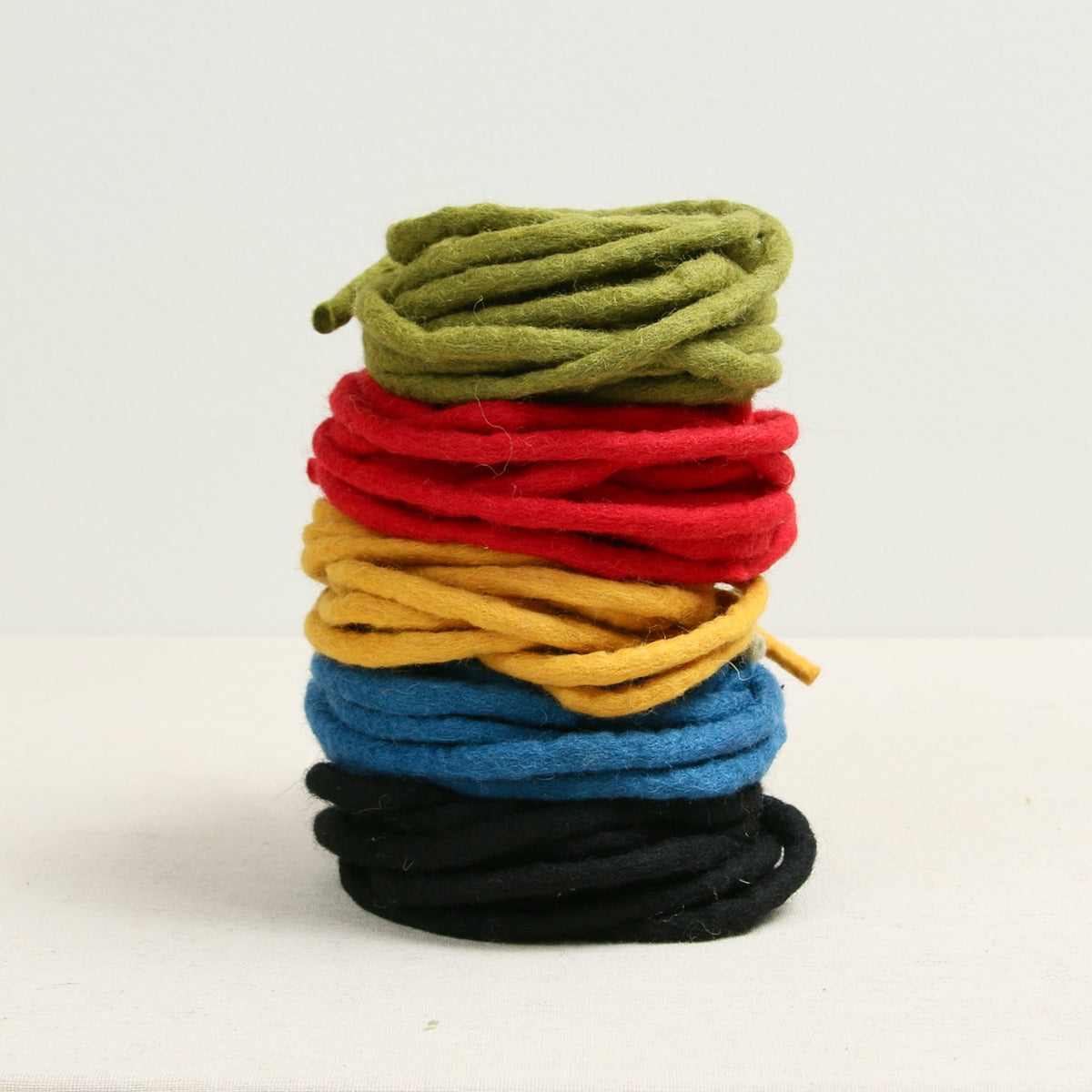 Felted Cording, Black