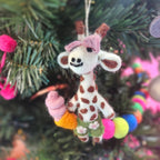 Ginny the Giraffe Safari Felt Ornament