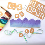 Personalizable Wool Crown Felting Kit in Purple Gradient