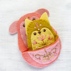 Nesting Pets felt pattern