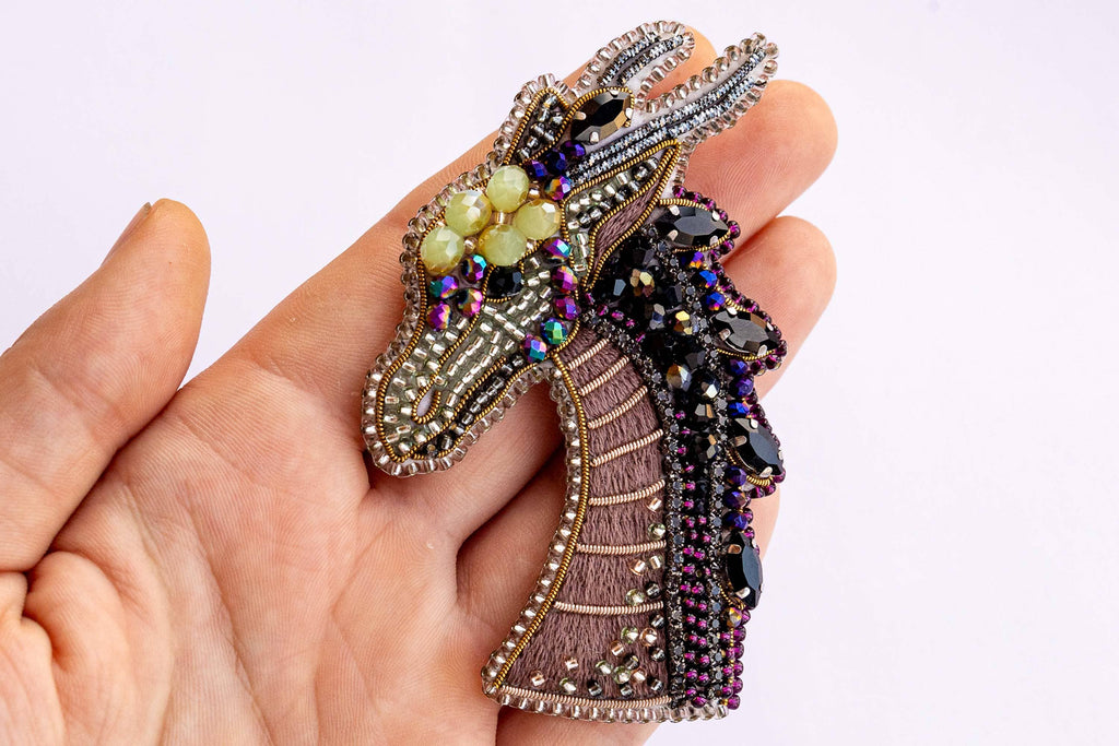 Beaded Dragon Brooch Kit