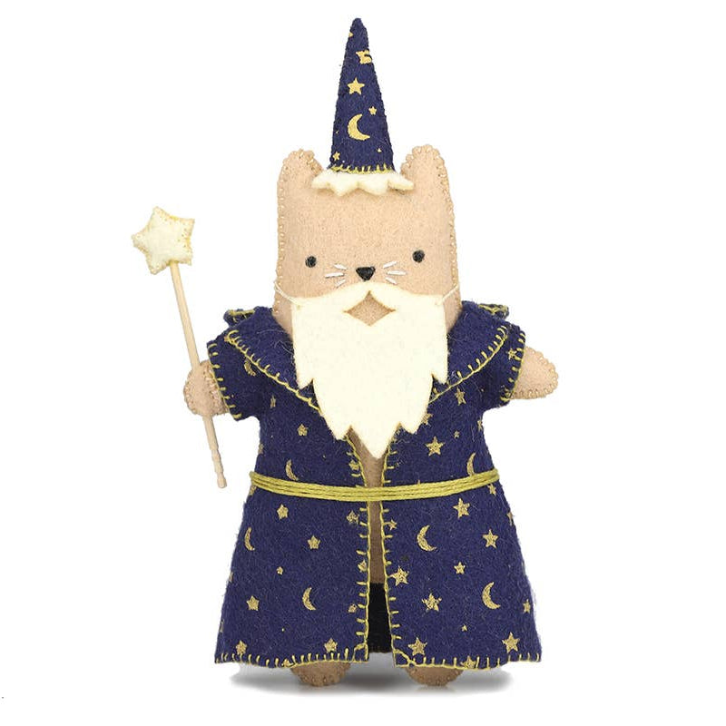 Wizard Cat Felt Doll Kit