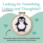Waddle I do Without You Mini Matchbox Cross Stitch Kit